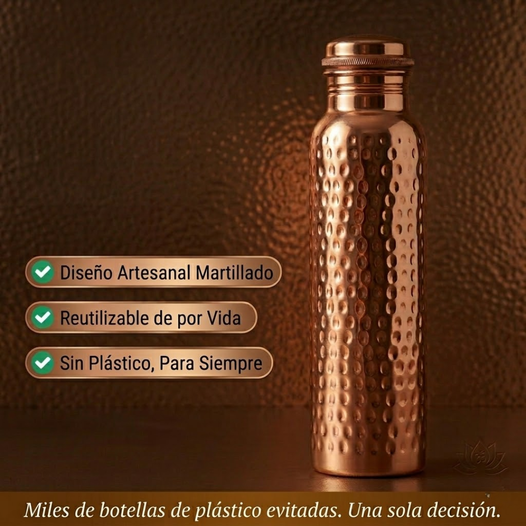 Botella Anti-Bacterias 800ml | Cero Microplásticos, Sin Moho, Sin BPA