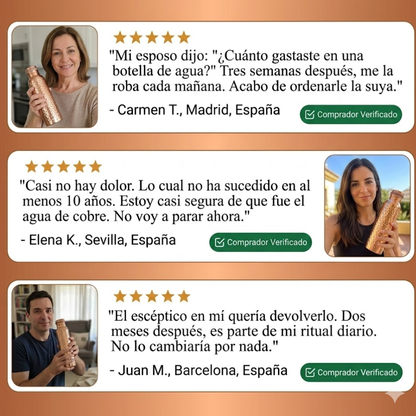 Botella Anti-Bacterias 800ml | Cero Microplásticos, Sin Moho, Sin BPA